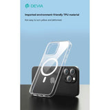 Devia Pure Clear Megnetic Shockproof Case For iPhone 15 Plus