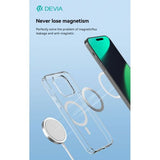 Devia Pure Clear Megnetic Shockproof Case For iPhone 15 Plus