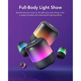 ANKER SOUNDCORE 360 SOUND AND LIGHT GLOW MINI BLACK (A3136011)