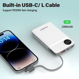 Choetech 1000mAh Magnetic Wireless Charger Power Bank PD22.5W (B695)