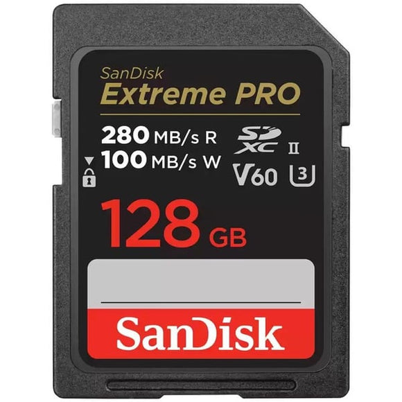 SanDisk Extreme PRO SDXC UHS-II Card 128GB 280MB/S