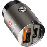 SWISS MILITARY CAR DRIVE 30W SUPER FAST CHARGER WITH USB-C CABLE