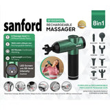 SANFORD RECHARGEABLE MASSAGER 8 IN 1 (SF1933MSG)
