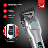 SANFORD RECHARGEABLE HAIR CLIPPER 5 IN 1 (SF1958HC)