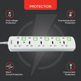 Sanford Universal 5-Way Socket Extension 13A with Surge Protection and LED Indicator | SF2303ES