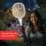 SANFORD RECHARGEABLE MOSQUITO BAT WITH FLASH LIGHT (SF638MK)