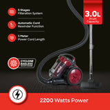 Sanford 3.0L Cyclone Vacuum Cleaner | SF882VC