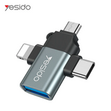 Yesido 3 In 1 OTG USB 2.0 Super Fast Data Transmission GS15 - IBSouq
