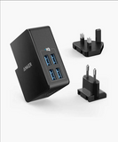 Anker PowerPort 4 Lite Black A2042L11 - IBSouq