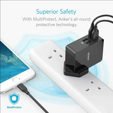 Anker PowerPort 4 Lite Black A2042L11 - IBSouq