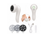 SANFORD RECHARGEABLE CALLUS REMOVER WHITE WITH PINK BORDER(SF1926CR)