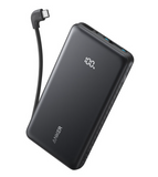Anker Zolo Power Bank 10K 22.5W Built in USB-C 90 degree Cable (A110DH11)