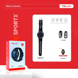 TELUX SMARTWATCH SPORTX BLACK (Y2680)