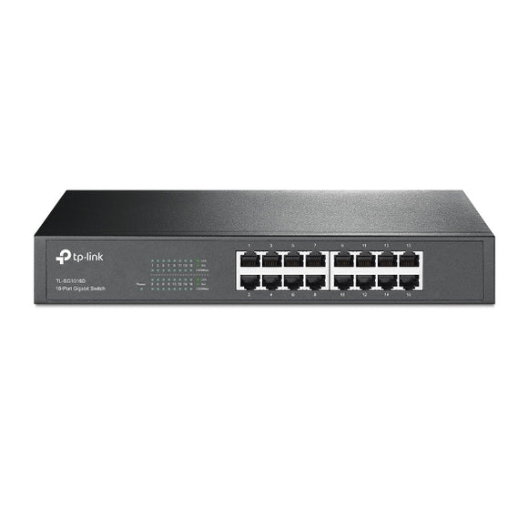 محول TP-Link Gigabit Desktop/Rackmount Switch ذو 16 منفذًا - TL-SG1016D