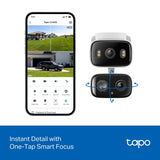 TP-LINK Tapo Indoor/Outdoor Dual Lens Pan/Tilt Security Camera (Tapo C246D)