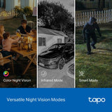 TP-LINK Tapo Indoor/Outdoor Dual Lens Pan/Tilt Security Camera (Tapo C246D)