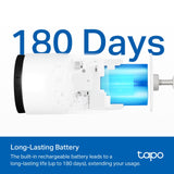 TP-LINK Battery Powered Outdoor Security Camera (Tapo C410)