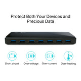 TP-LINK USB 3.0 7 PORT HUB AND 2 PORT SMART CHARGE (UH720)