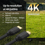 UNITEK 4K 60HZ HDMI CABLE 5M (C11079BK)