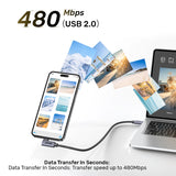 UNITEK 100W USB-C CABLE 90 DEGREE 0.5M (C14123BK)