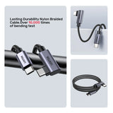 UNITEK 100W USB-C CABLE 90 DEGREE 0.5M (C14123BK)