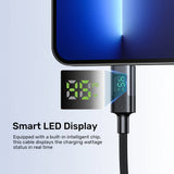 UNITEK PD 60W USB-C CHARGING CABLE WITH LED DISPLAY 1M (C14158A)
