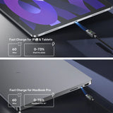 UNITEK PD 60W USB-C CHARGING CABLE WITH LED DISPLAY 3M (C14158A)