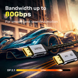 UNITEX GAMING 8K 120HZ DP PORT 2.1 CABLE 1.5M (C1626GY)