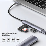 UNITEK USB-C HUB 4 IN 1 USB-A 5GBPS PORT AND THREE 480MBPS PORTS (H1208B)