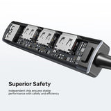 UNITEK USB-C HUB 4 IN 1 USB-A 5GBPS PORT AND THREE 480MBPS PORTS (H1208B)