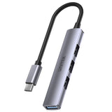 UNITEK USB-C HUB 4 IN 1 USB-A 5GBPS PORT AND THREE 480MBPS PORTS (H1208B)