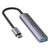 UNITEK USB-C HUB 4 IN 1 USB-A 5GBPS PORT AND THREE 480MBPS PORTS (H1208B)