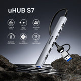 UNITEK USB-C HUB WITH 7 USB-A PORTS (H1209A)