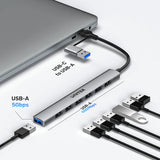 UNITEK USB-C HUB WITH 7 USB-A PORTS (H1209A)