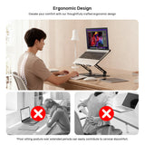 UNITEK ADJUSTABLE LAPTOP STAND WITH DETACHABLE COOLING FAN (OT1098A)