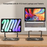 UNITEK ADJUSTABLE LAPTOP STAND WITH DETACHABLE COOLING FAN (OT1098A)