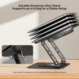 UNITEK ADJUSTABLE LAPTOP STAND WITH DETACHABLE COOLING FAN (OT1098A)
