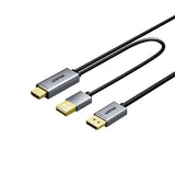 UNITEK HDMI TO DISPLAY PORT 4K CABLE 1.8M (V1714A)