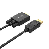 UNITEK DISPLAY PORT TO VGA CABLE 1.8M (Y-5118F)