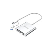 UNITEK 3 IN 1 CARD READER WITH USB-C AND USB-A ADAPTER (Y-9313D)