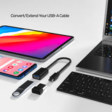 UNITEX USB-C TO USB-A ADAPTER 0.2M (Y-C476BK)