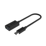 UNITEX USB-C TO USB-A ADAPTER 0.2M (Y-C476BK)