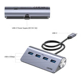 UNITEK 4 PORTS USB-C POWERED HUB (H1336B)