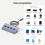 UNITEK 4 PORTS USB-C POWERED HUB (H1336B)