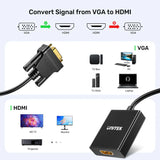UNITEK VGA TO HDMI ADAPTER (V1112A)