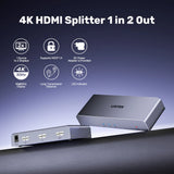 UNITEK 4K HDMI SPLITTER 1 IN 2 OUT (V1130A)