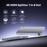 UNITEK 4K HDMI SPLITTER 1 IN 8 OUT (V1132A)