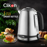 CLIKON PREMIUM ELECTRIC KETTLE WITH TEMP CONTROL & DISPLAY 1.7L 2200W - IBSouq