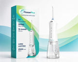 FlosserPlus Oral irrigator with 8 nozzles and bag (HF-P12) white