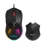 XTRIKE ME DETACHABLE RGB WIRED GAMING MOUSE (GM-316)